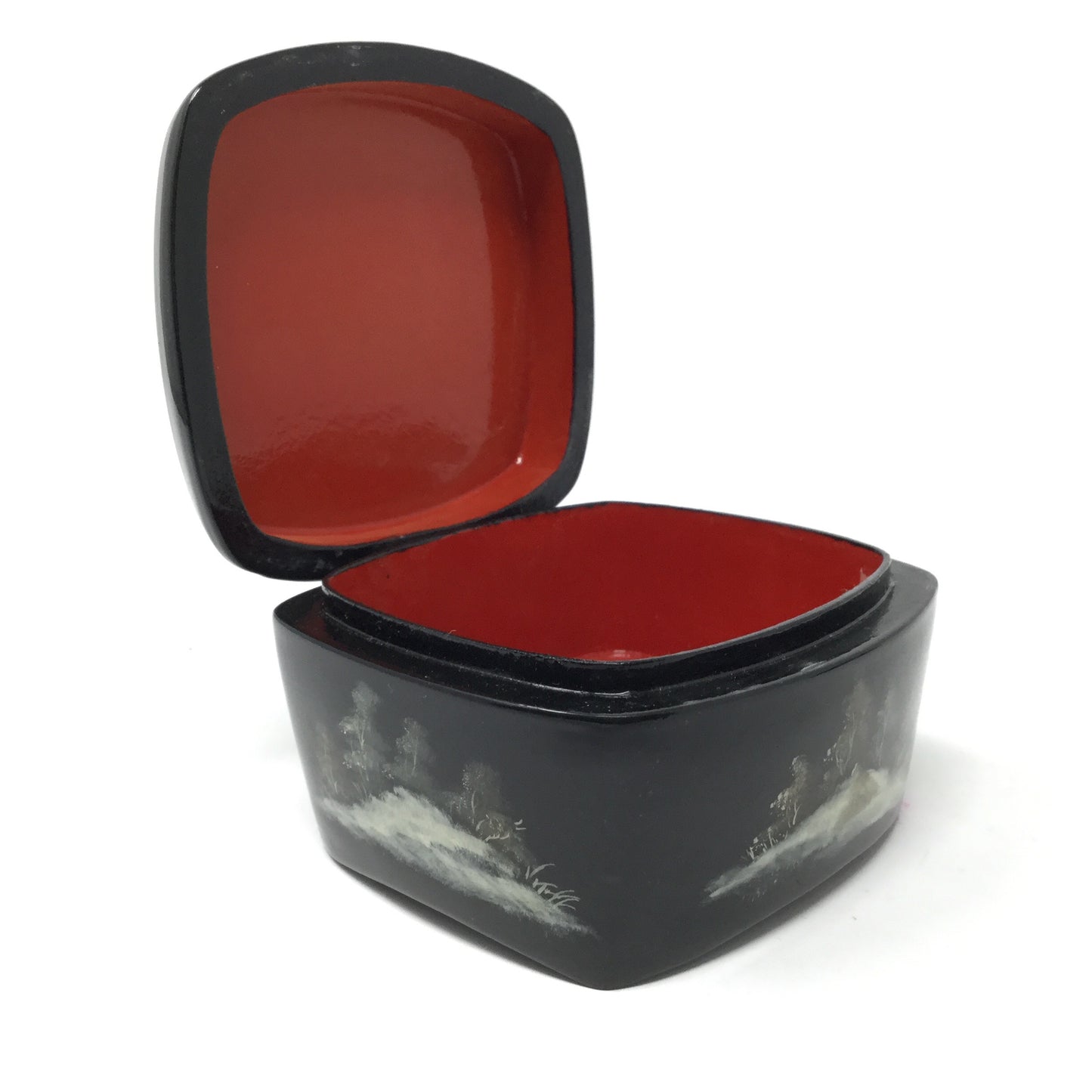 Lacquered Winter Themed Box