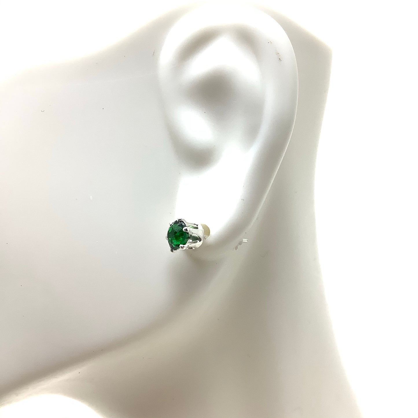 Tsavorite Garnet Post Earrings