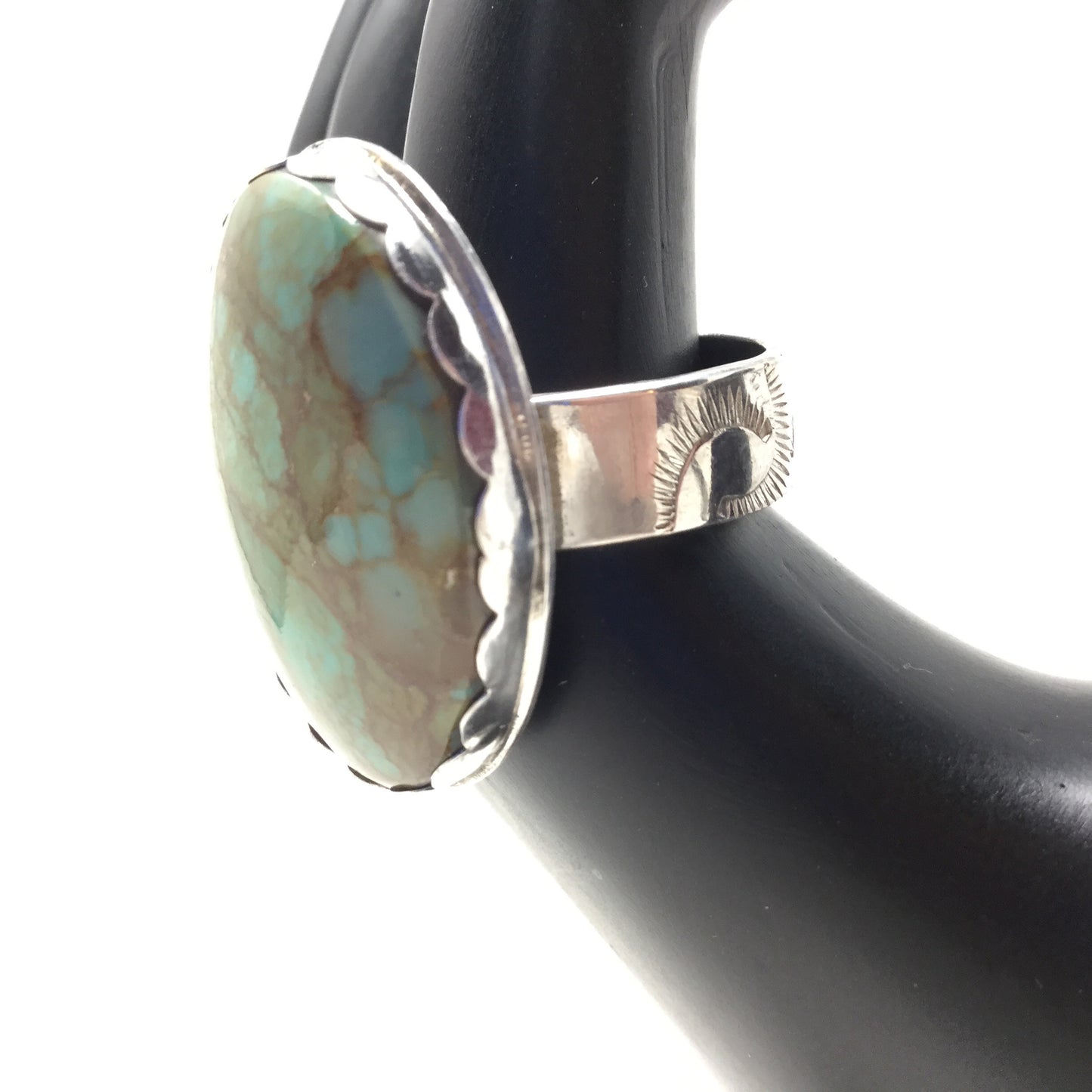 Kingman Turquoise Ring, size 12