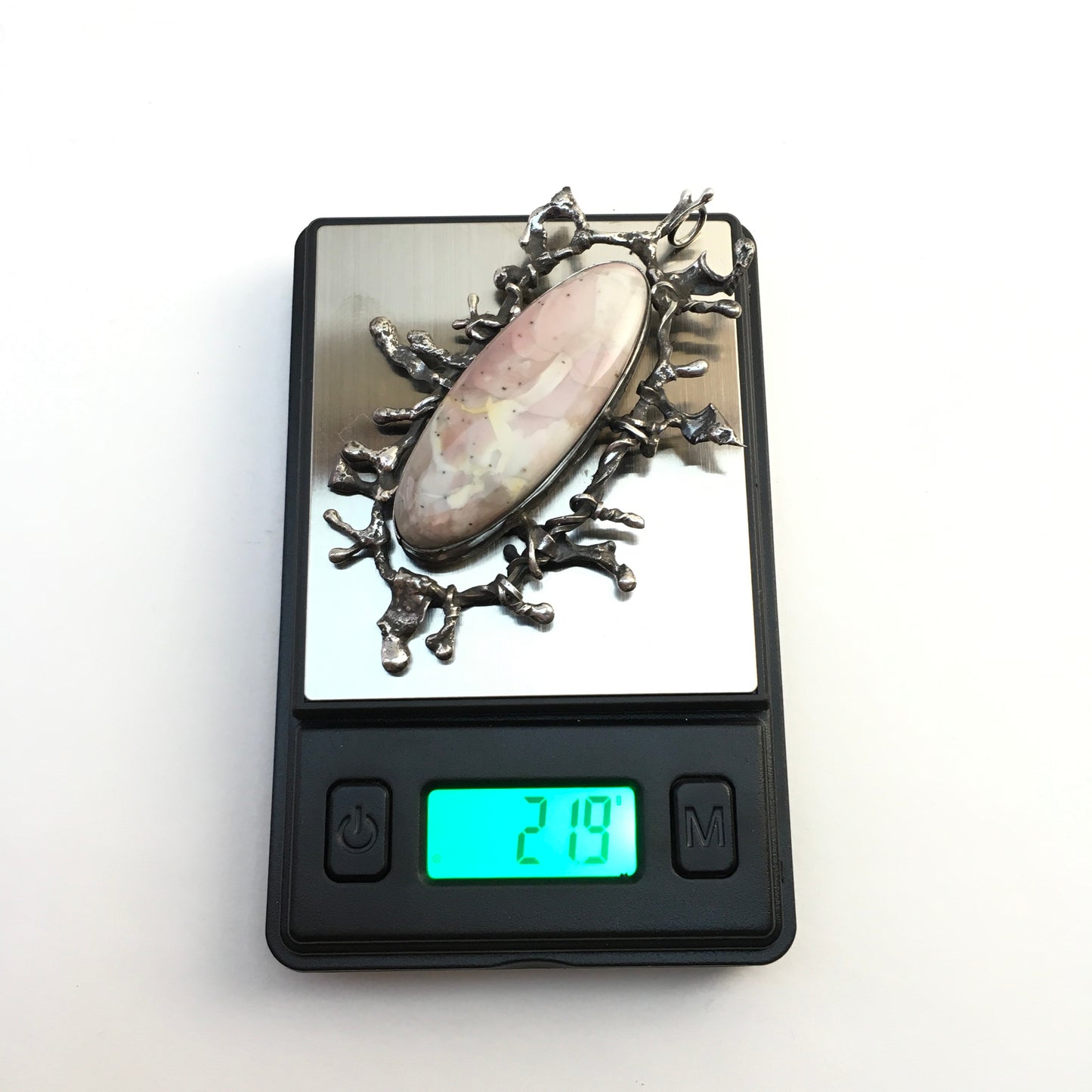 Willow Creek Jasper Brutalist Pendant