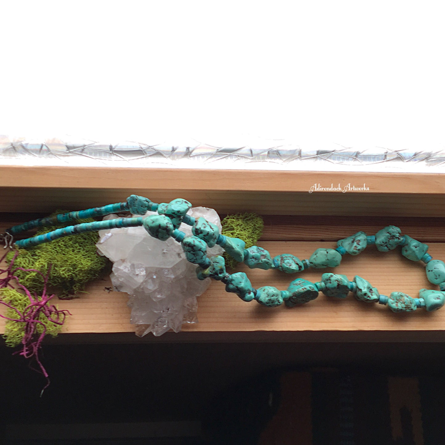 Large Chunky Turquoise Necklace