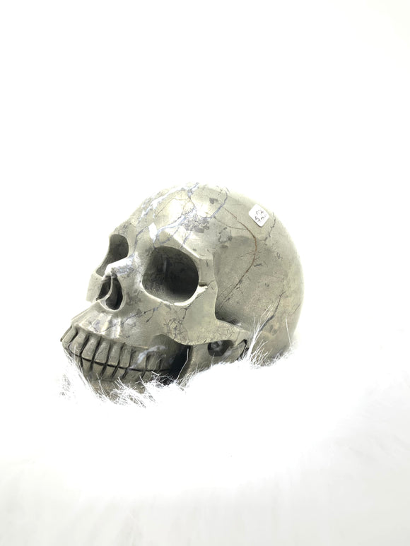 Very Heavy Pyrite Skull