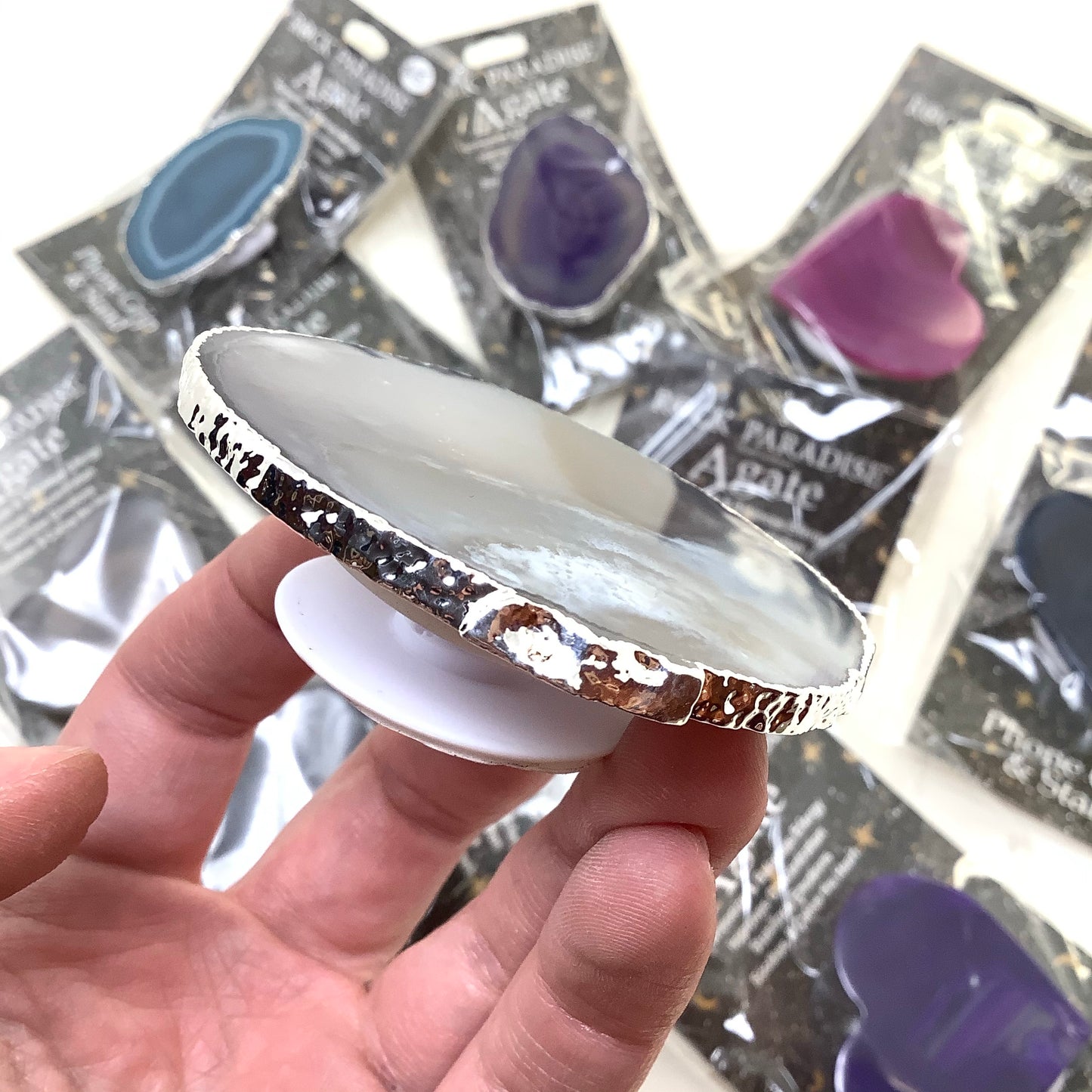 Natural Agate Pop Socket
