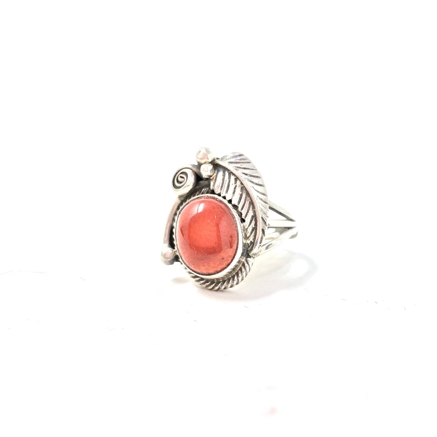 Adriatic Red Coral Ring, size 6 & 8