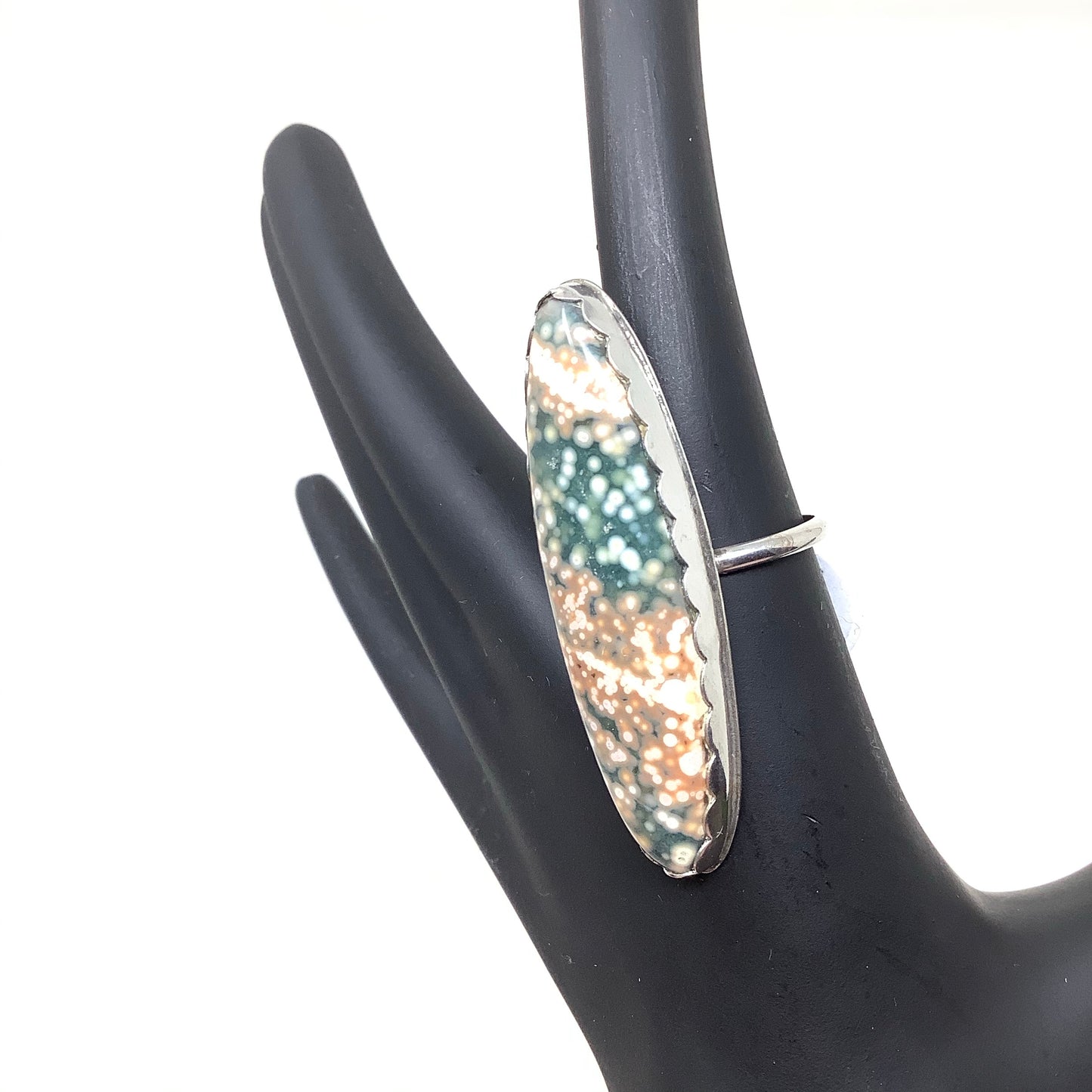 Ocean Jasper Ring, size 9