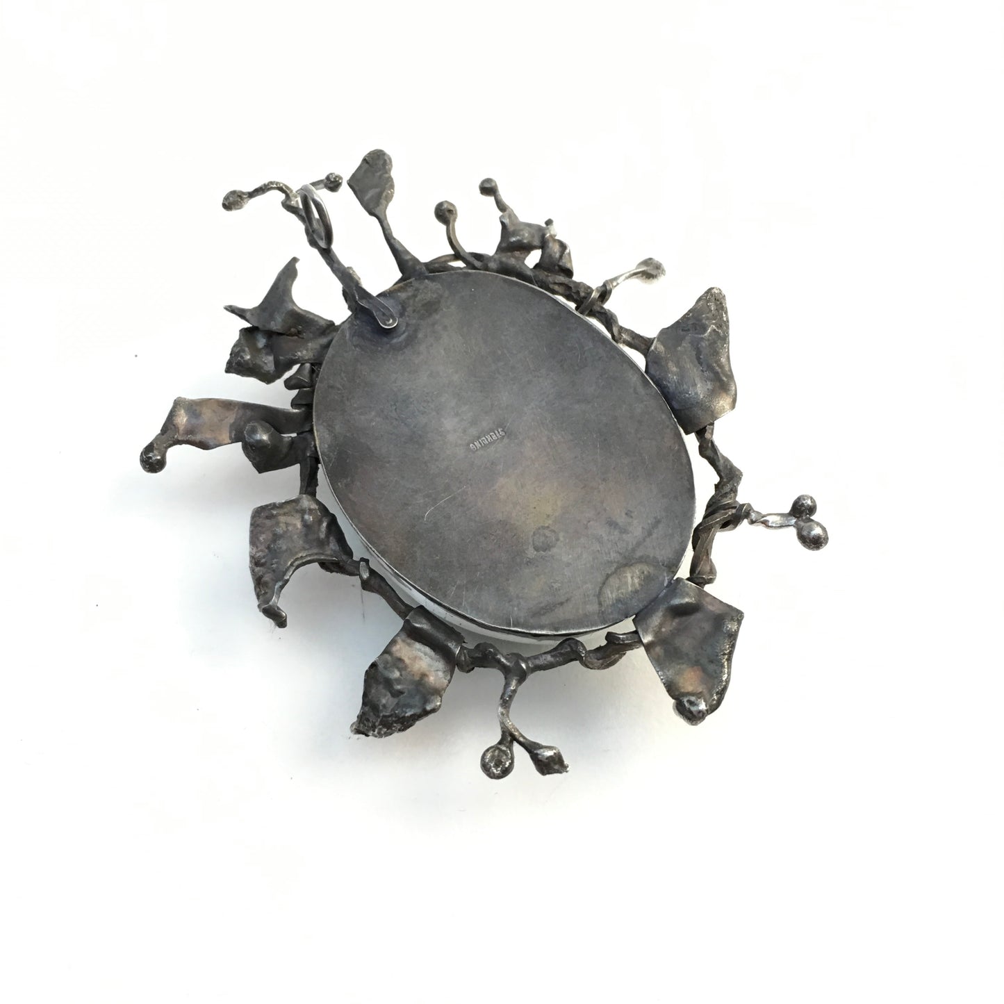 Chrysocolla Brutalist Pendant