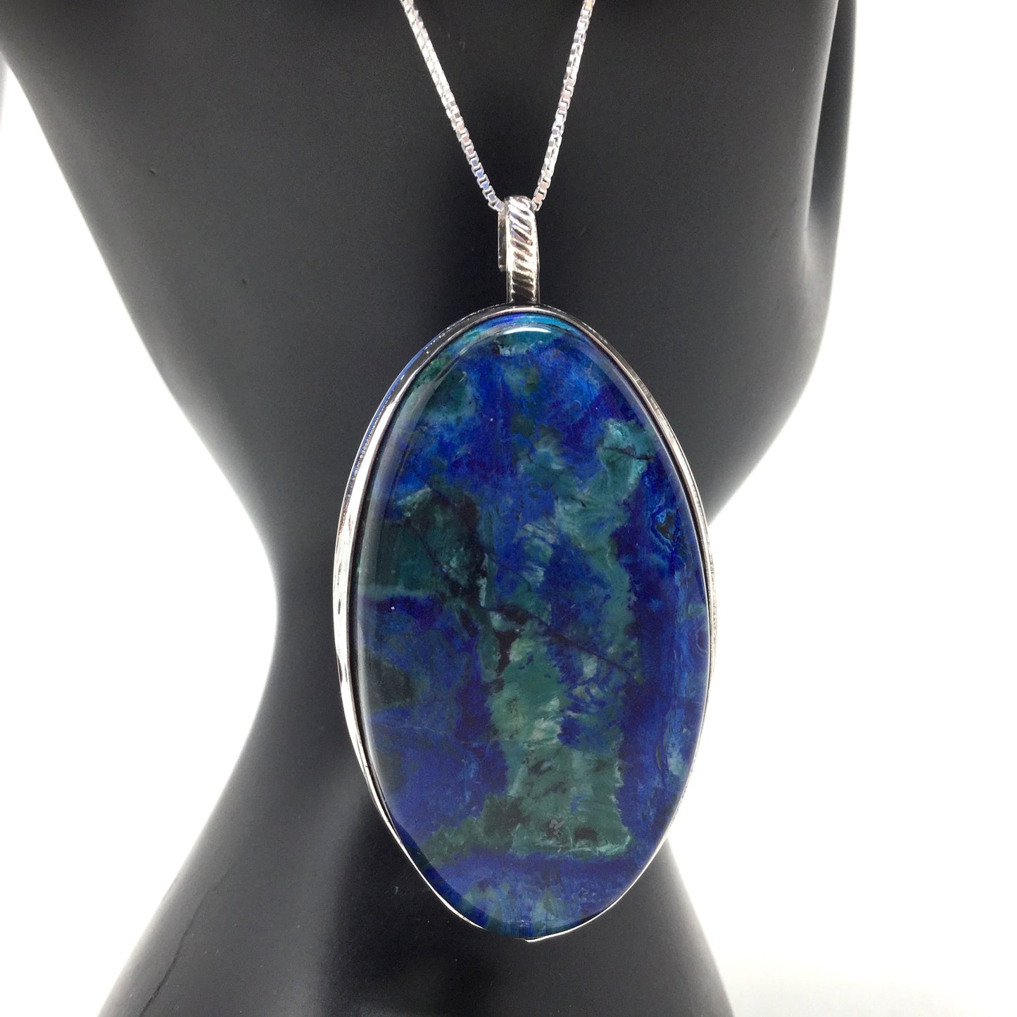 Azurite Malachite Pendant