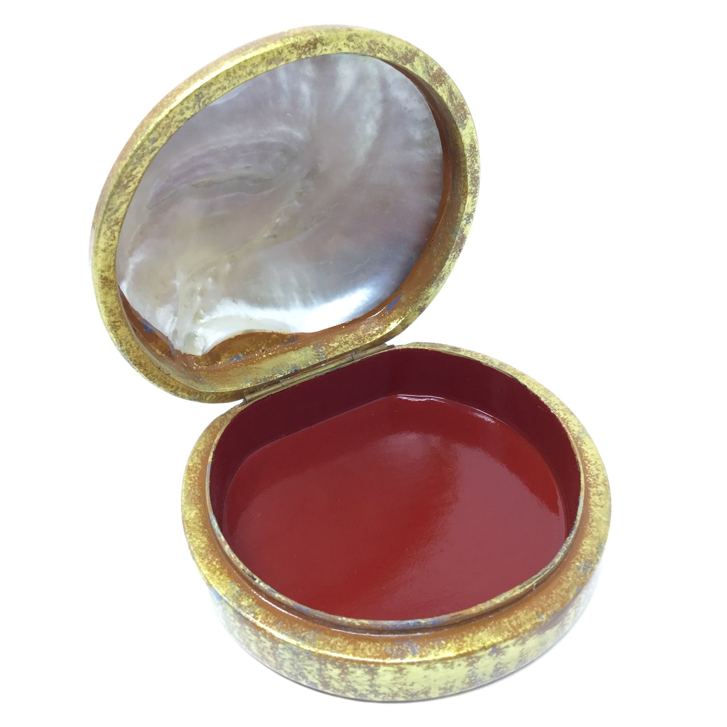 Lacquered Abalone Shell Keepsake Box