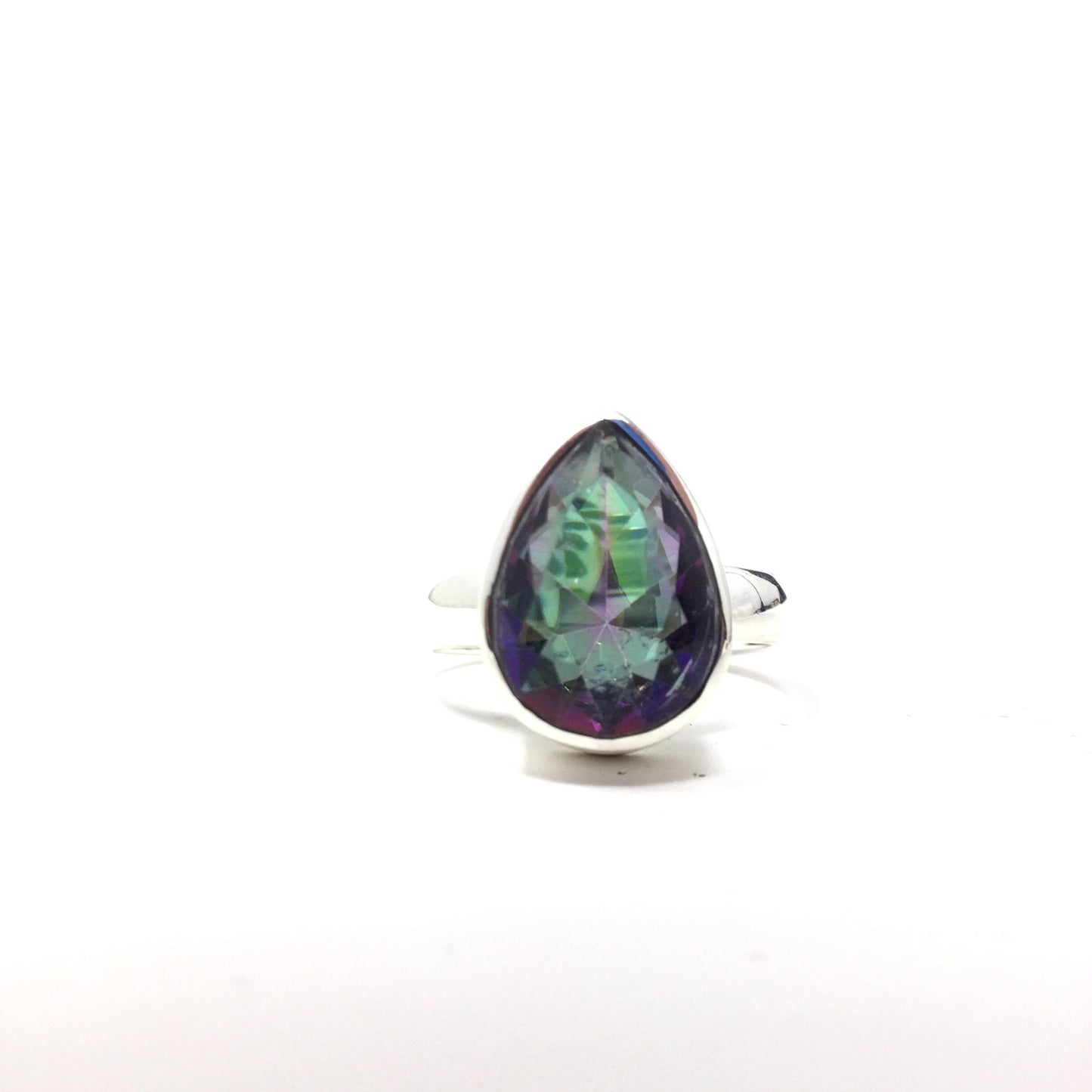 Mystic Topaz Ring, size 8