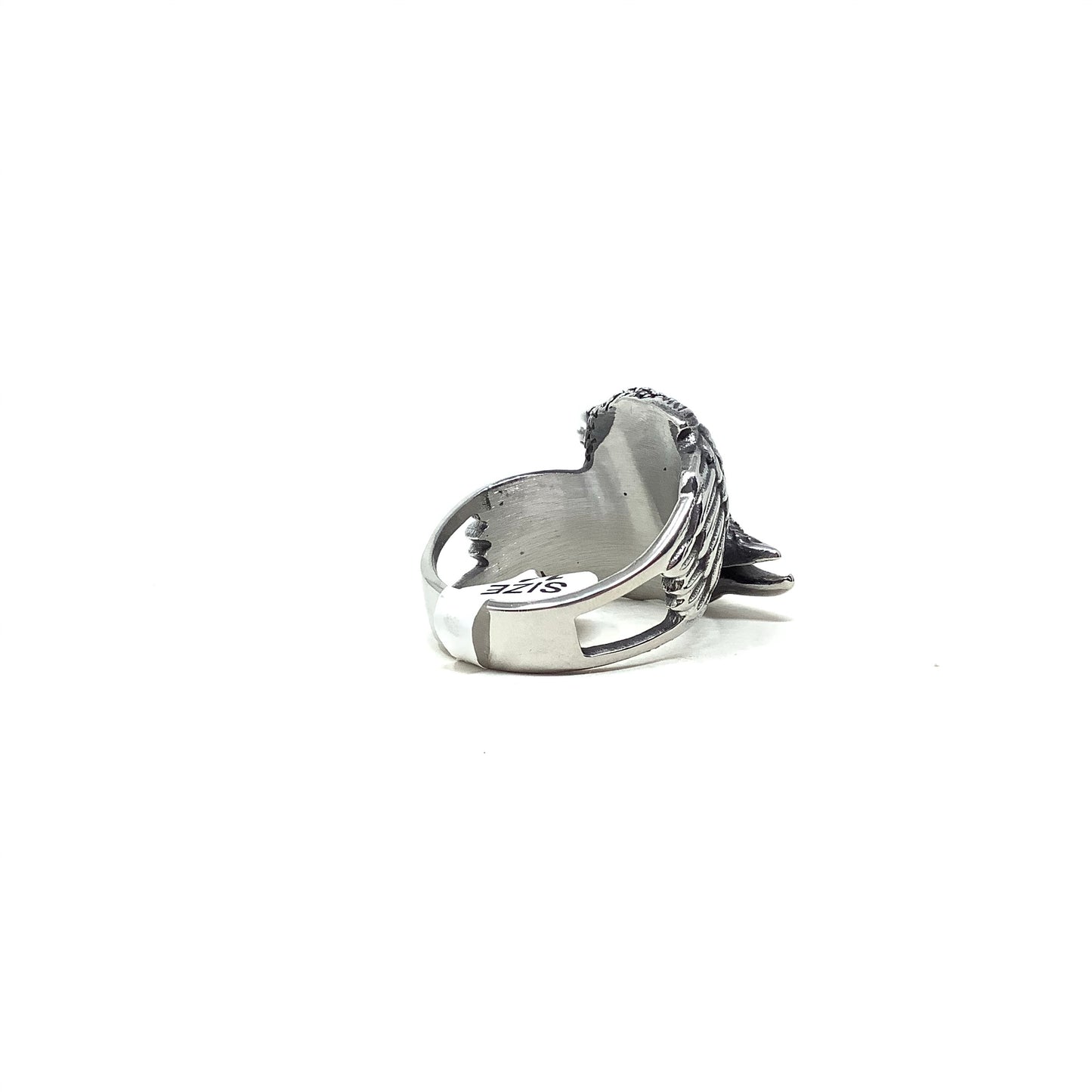 Stainless Steel Double Raven Ring, sizes 9, 12, 13 & 14