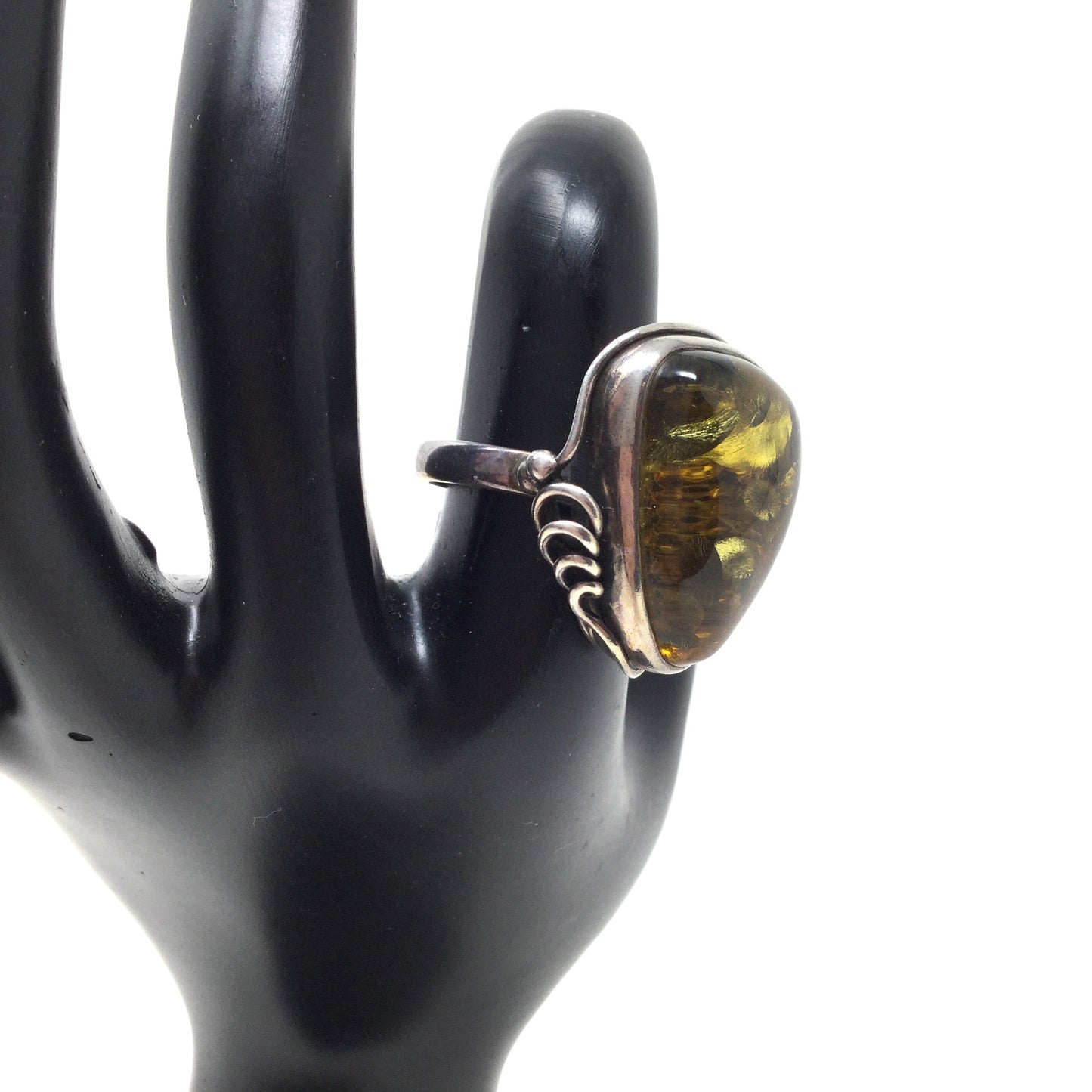 Amber Ring, size 8