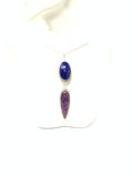 Lapis Lazuli and Purple Mojave Turquoise Pendant