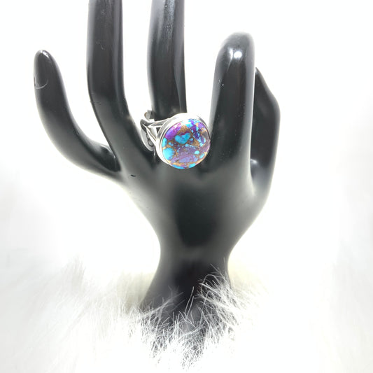Purple Mojave Turquoise Ring, size 11