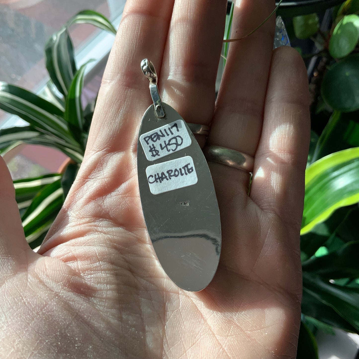 Charoite Pendant