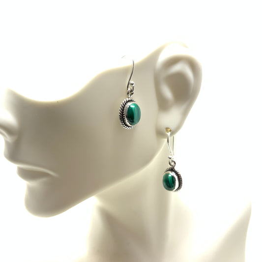 Malachite Earrings