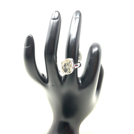 Herkimer Diamond Ring, size 7