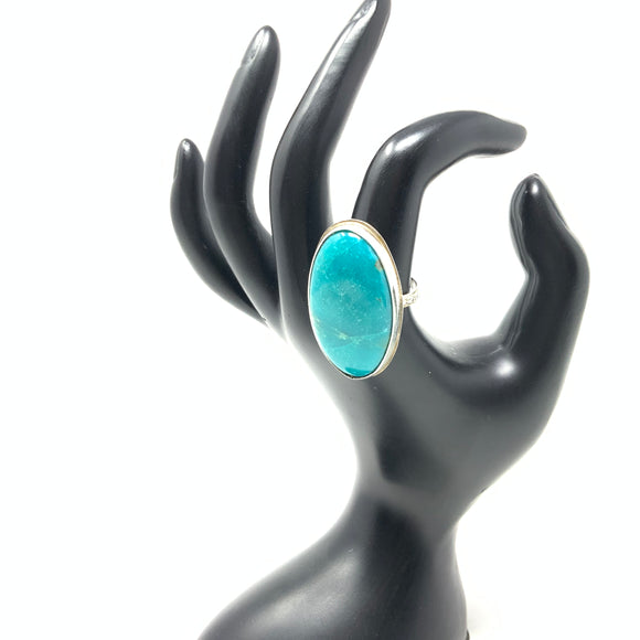San Xavier Turquoise Ring, size 10