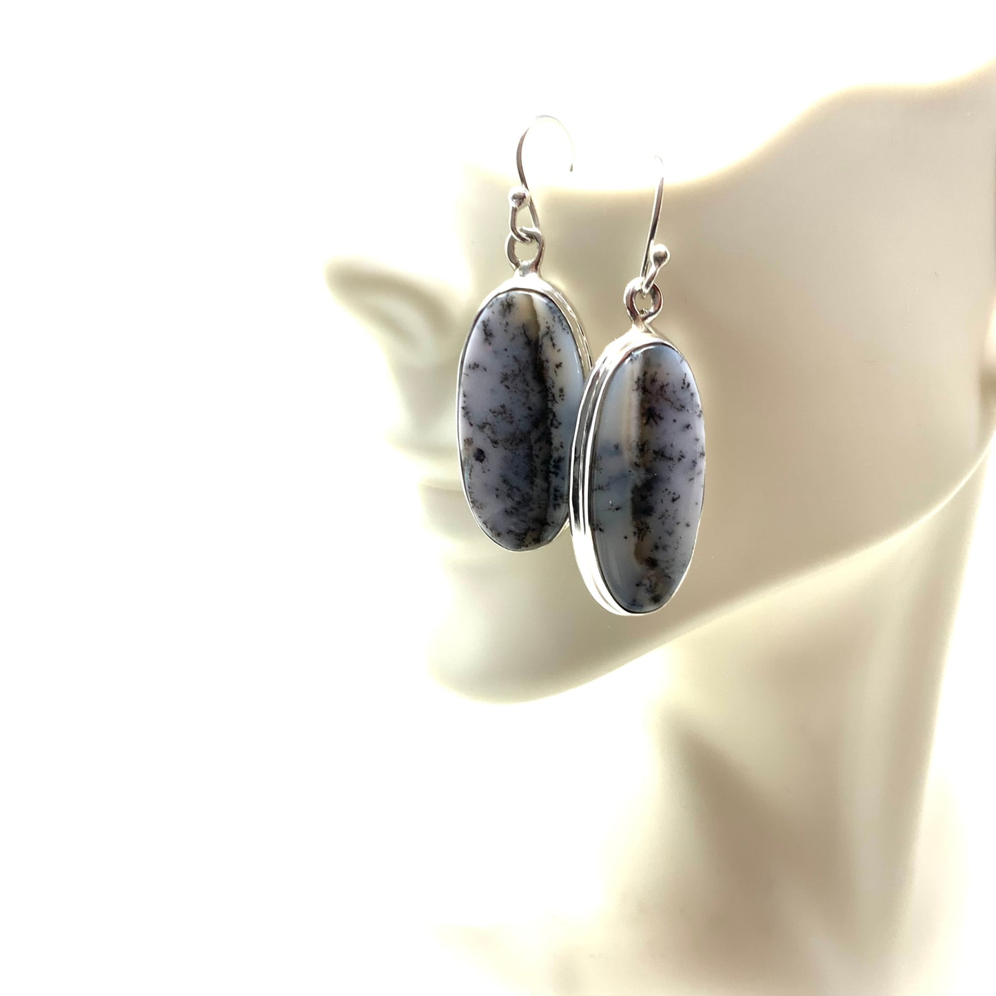 Dendrite Opal Earrings