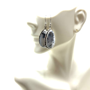 Dendrite Opal Earrings
