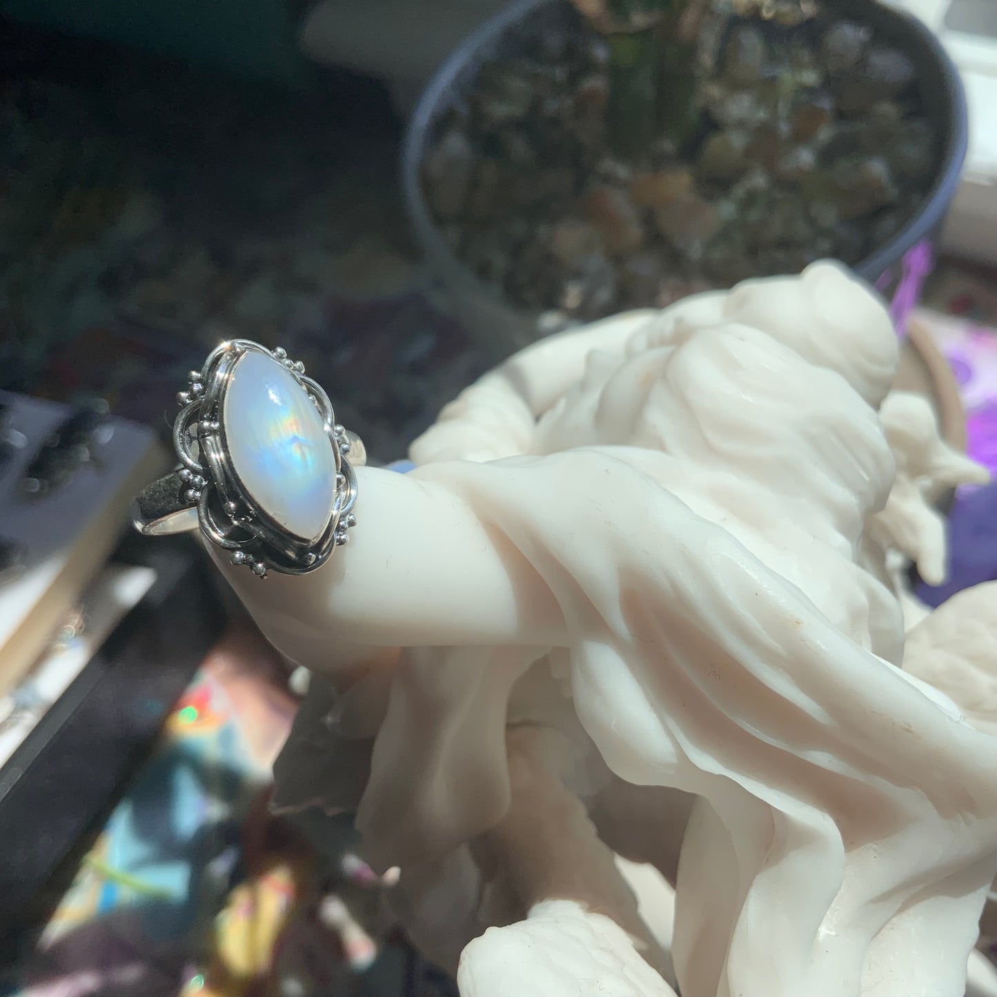 Moonstone Ring, size 6