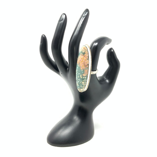 Ocean Jasper Ring, size 10