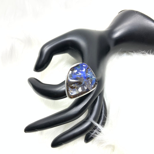 Boulder Opal Ring, size 8