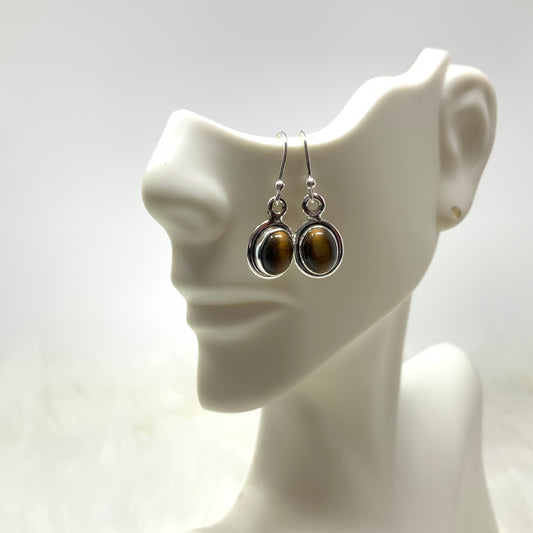 Tigers Eye Earrings