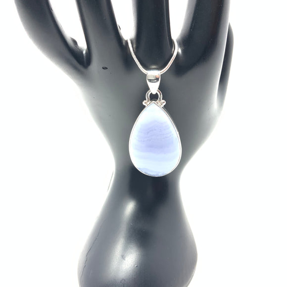 Blue Lace Agate Pendant