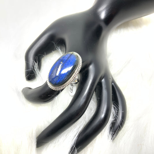 Labradorite Ring, size 11