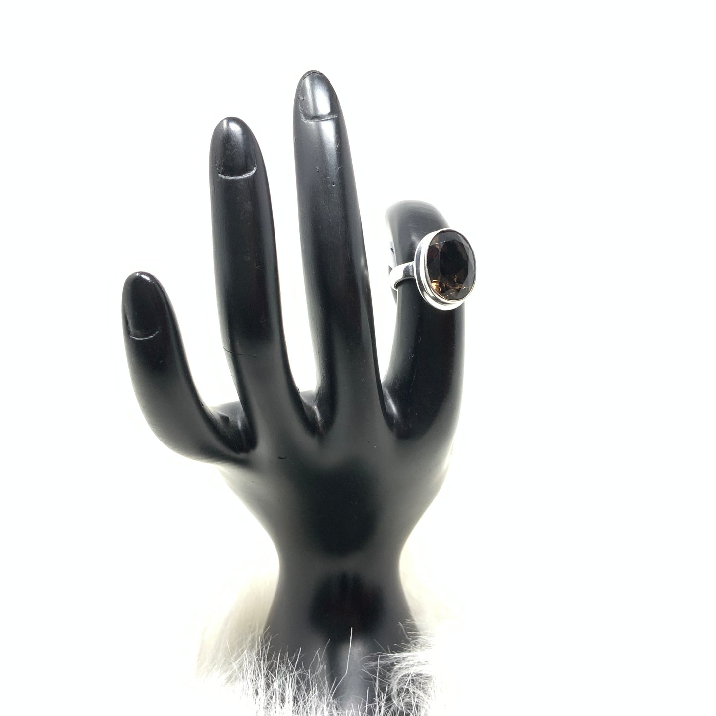 Smoky Quartz Ring, size 5