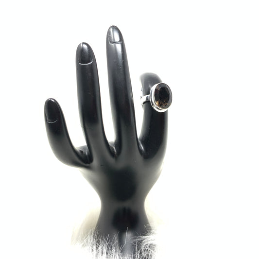 Smoky Quartz Ring, size 5