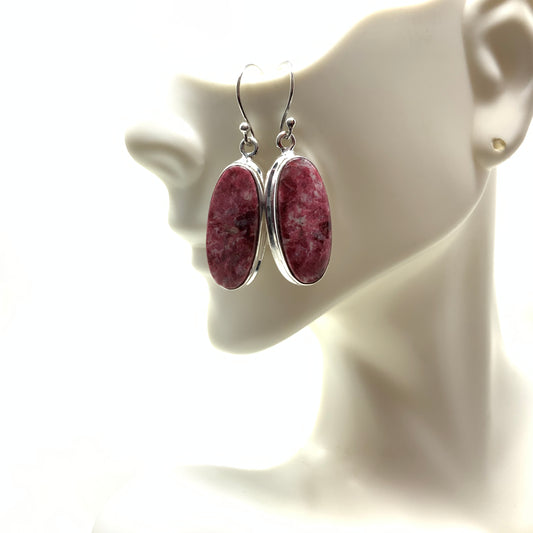 Thulite Earrings