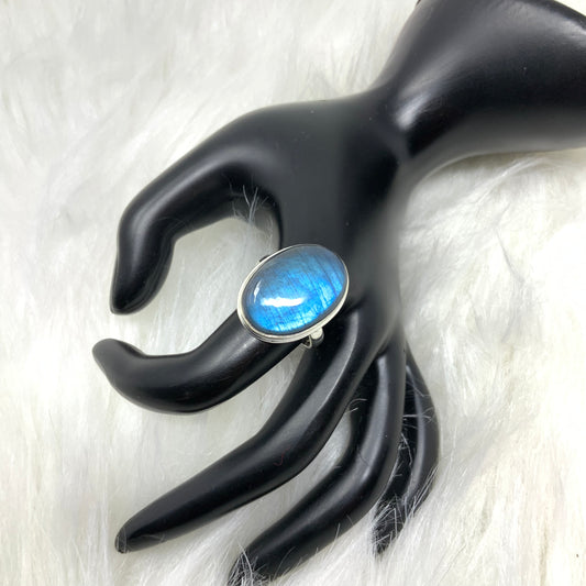 Labradorite Ring, size 11