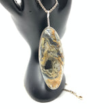 Graveyard Plume Agate Pendant