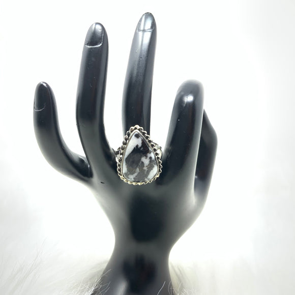 Zebra Jasper Ring, size 10