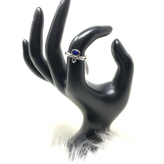 Small Lapis Lazuli Ring, size 6,8 & 10
