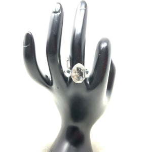 Herkimer Diamond Ring, size 7