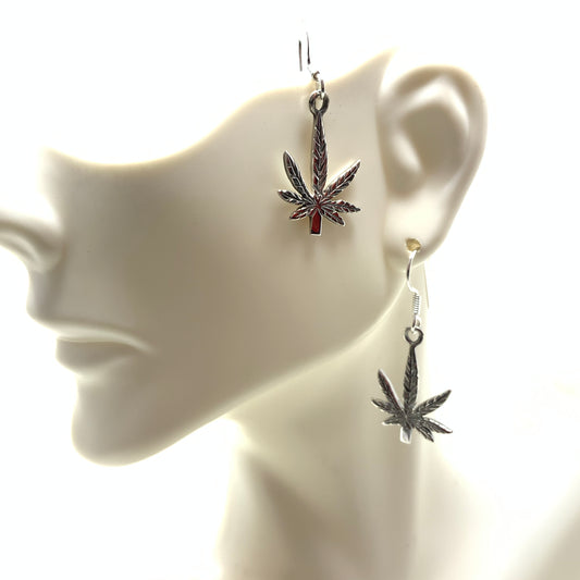 Marijuana Leaf Earrings