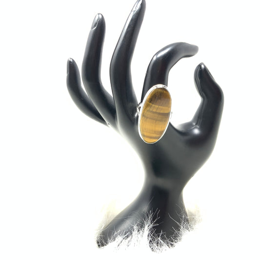 Tigers Eye Ring, size 9