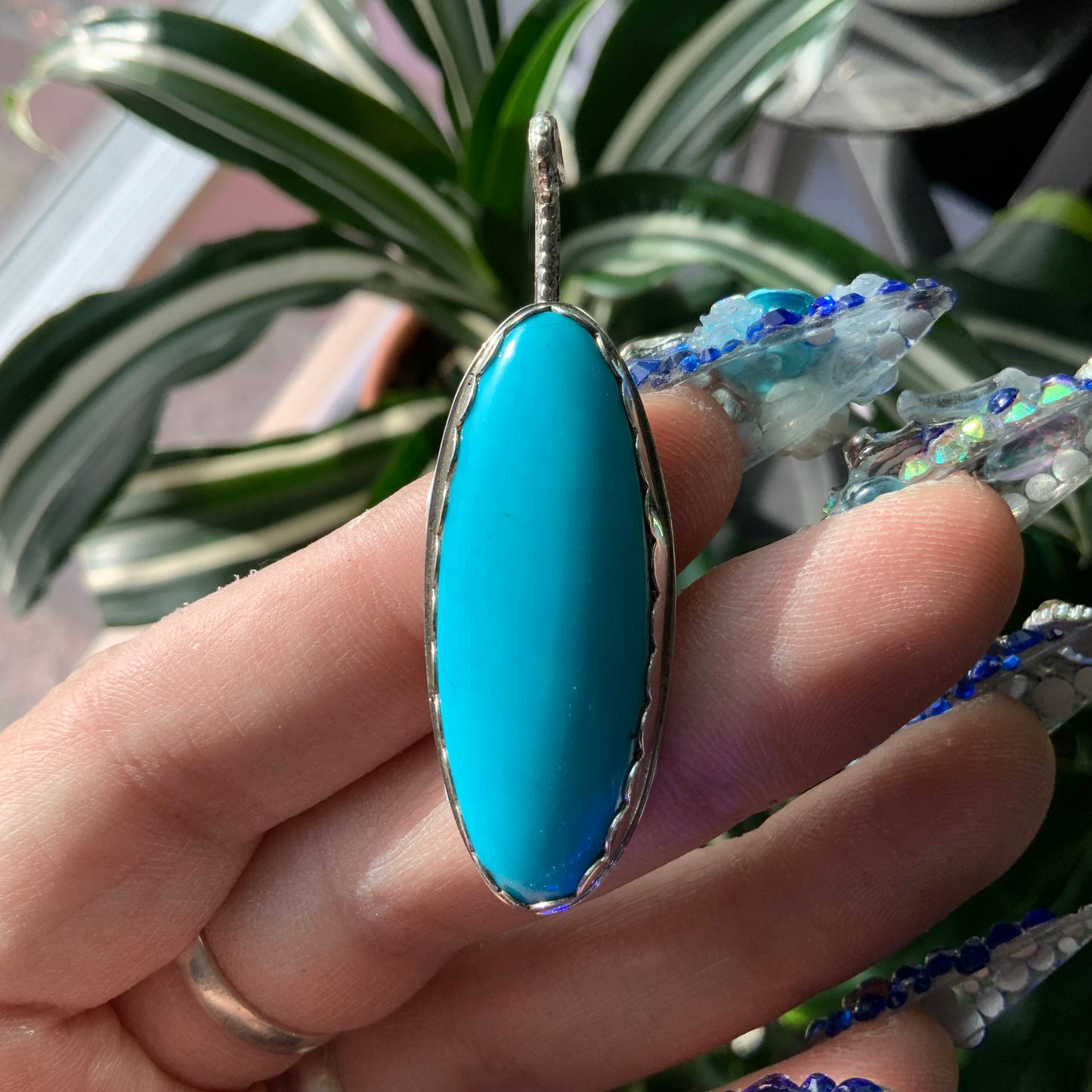 Nevada Blue Turquoise Pendant