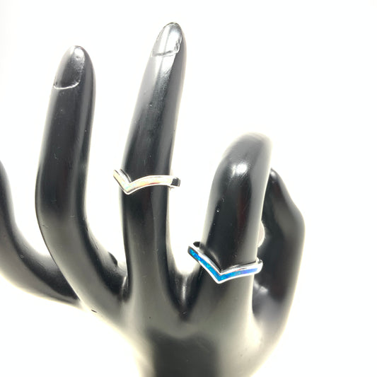 Opal Stacker Ring, sizes 5-10