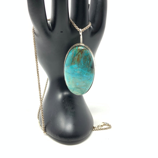 San Xavier Turquoise Pendant
