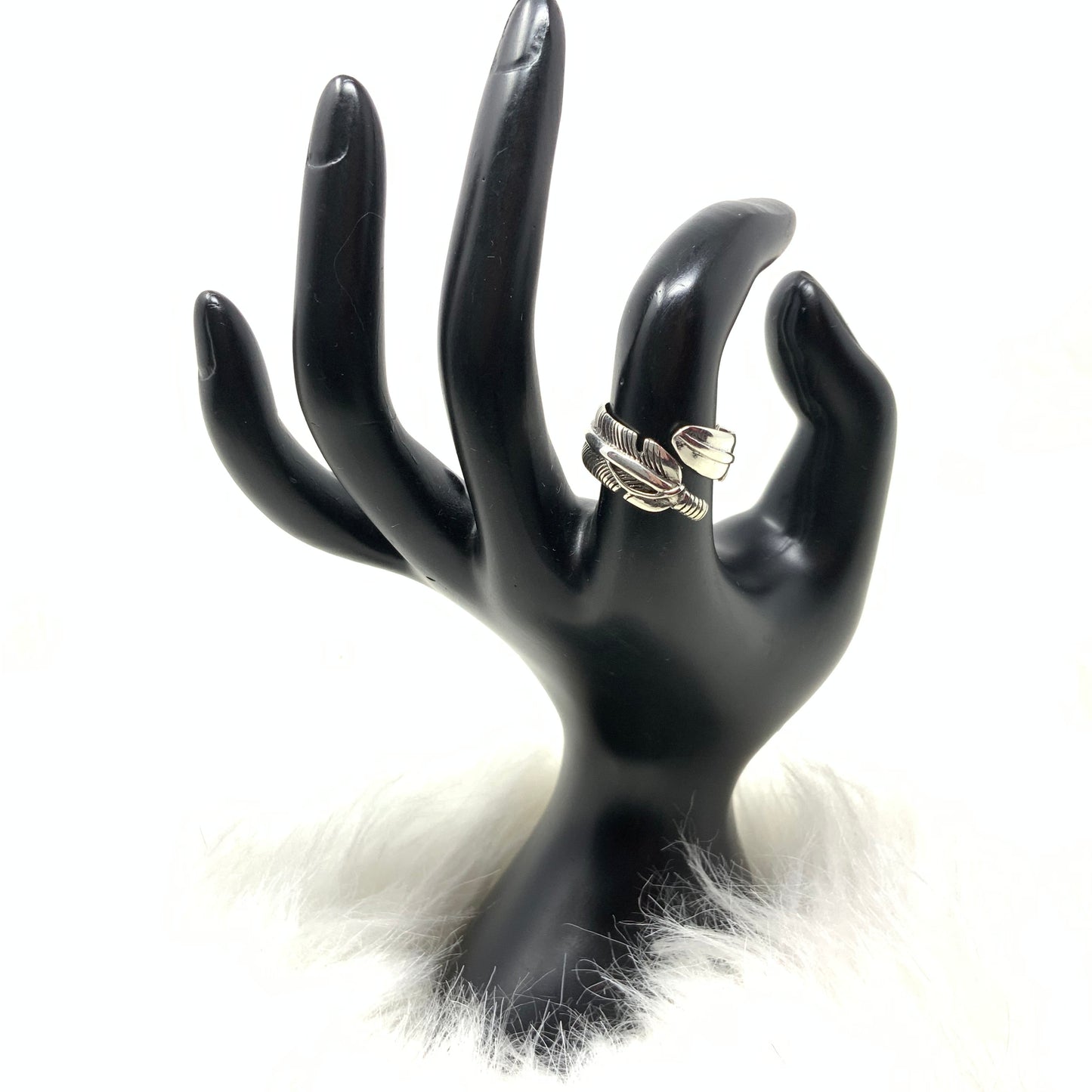 Feather Ring, adjustable size (7 1/2 - 8)