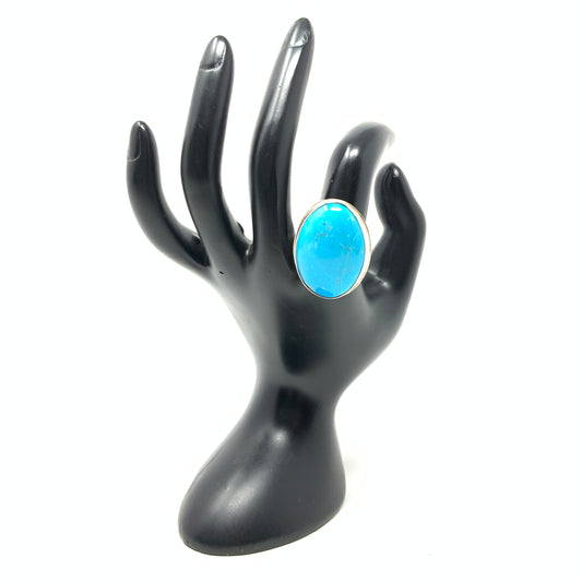 Kingman Turquoise Ring, size 10