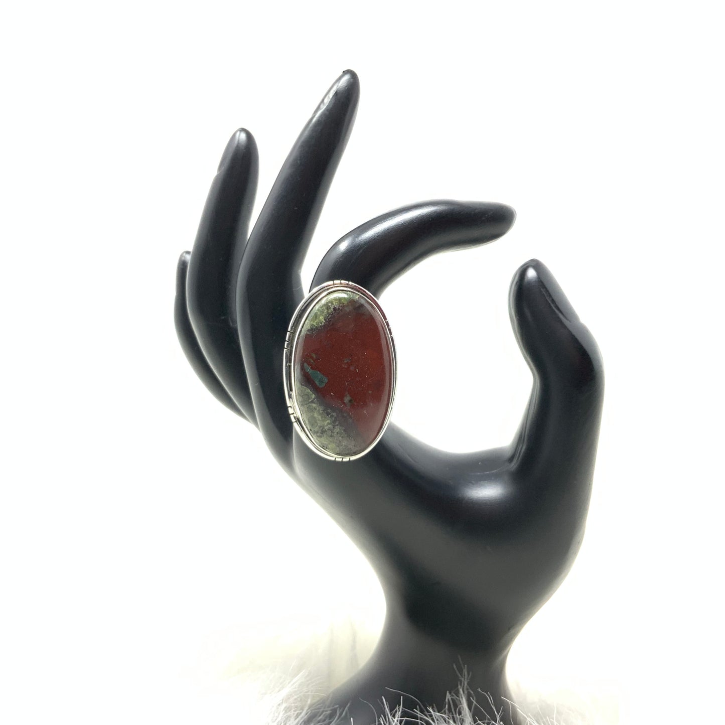 Bloodstone Ring, size 8
