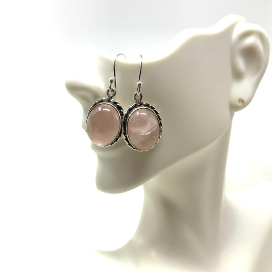 Rose Quartz Earrings