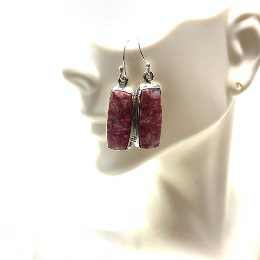 Thulite Earrings