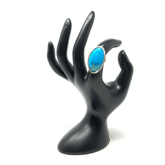 Kingman Turquoise Ring, size 6