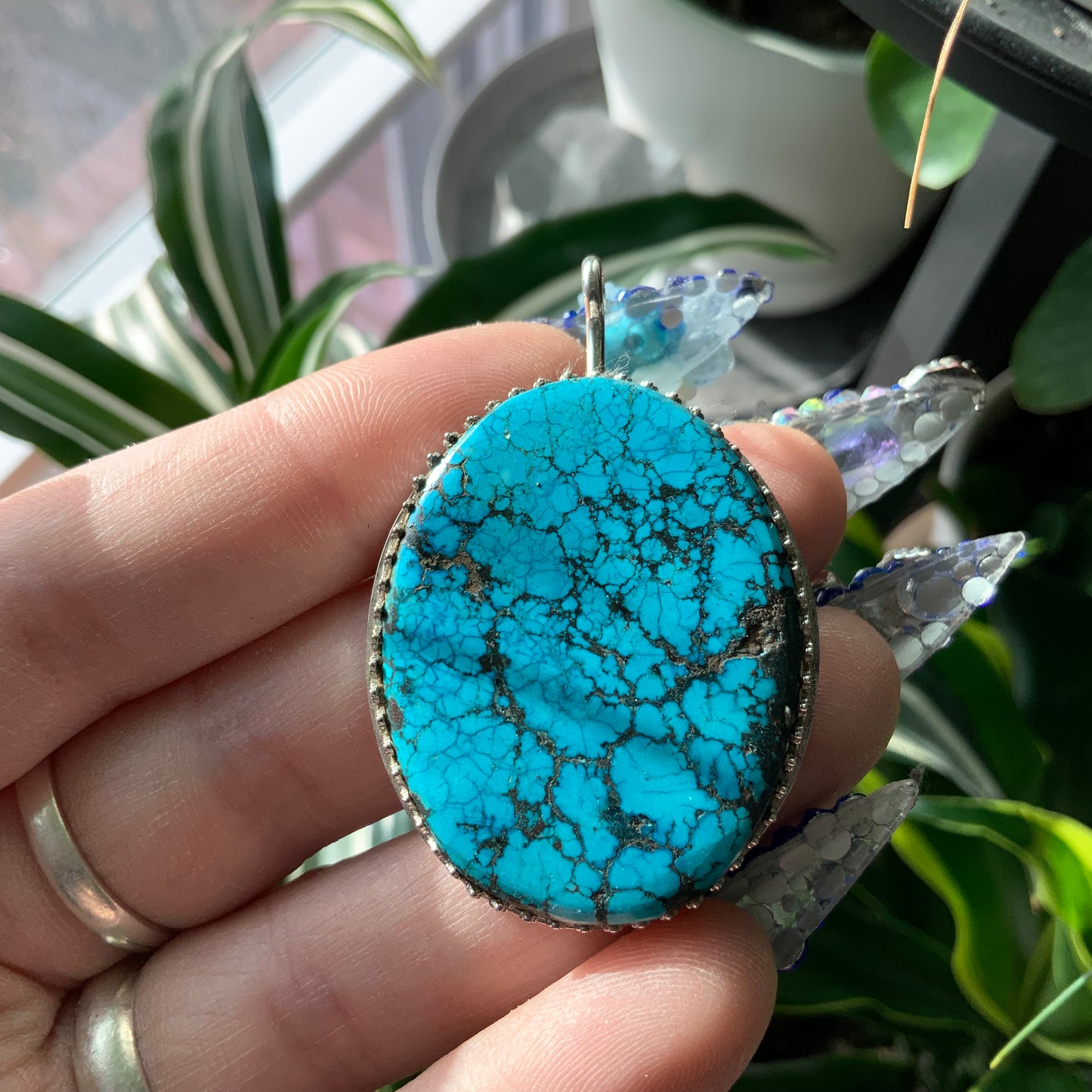 Kingman Turquoise Pendant