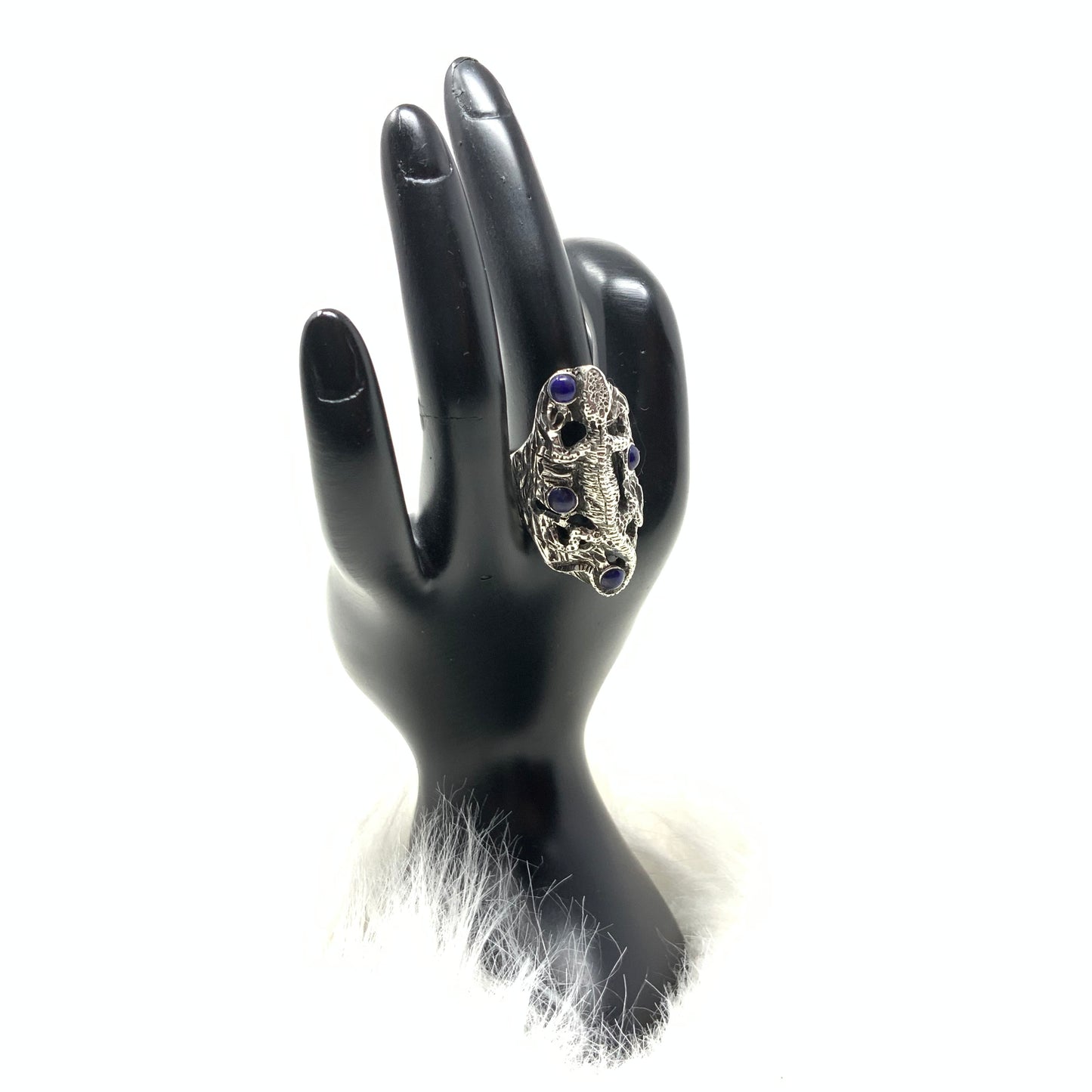 Lizard Statement Ring, size 9